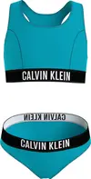 Calvin Klein BRALETTE BIKINI SET Kadın Mavi Bikini Takımı