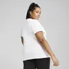 PUMA ESS No. 1 Logo Tee Beyaz Kadın T-Shirt