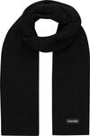 Calvin Klein DADDY WOOL KNIT SCAR Erkek Siyah Atkı