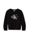 Calvin Klein FESTIVE MONO SWEATSHIRT Siyah Erkek Çocuk Sweatshirt
