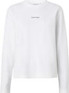 Calvin Klein MICRO LOGO ESS SWEAT Kadın Beyaz Sweatshirt