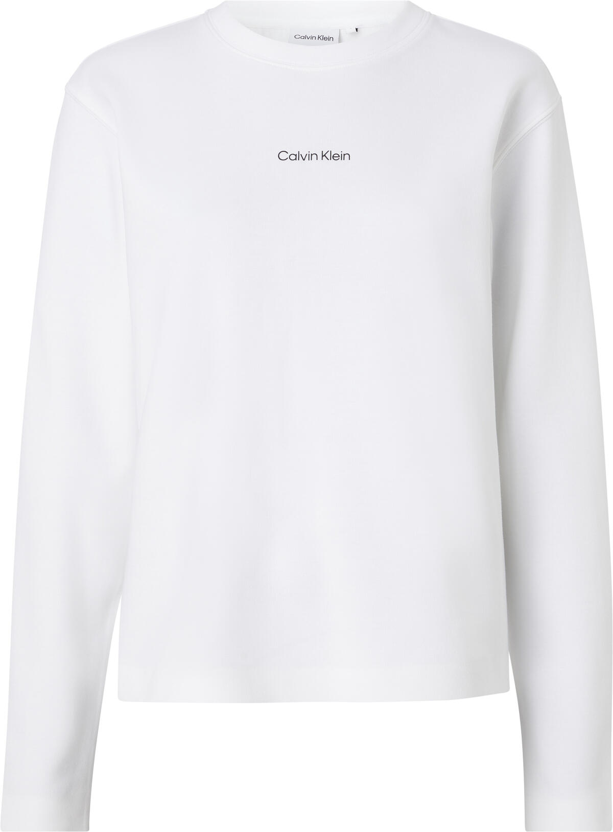 Calvin Klein MICRO LOGO ESS SWEAT Kadın Beyaz Sweatshirt