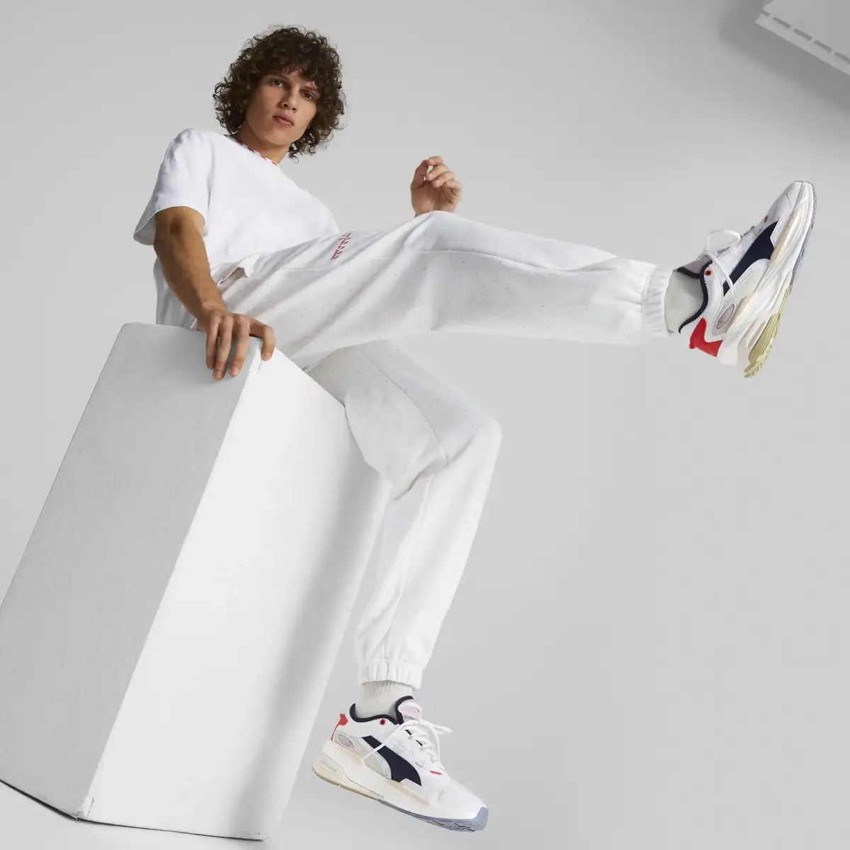 Puma Extent Nitro RE:Collection Beyaz Erkek Günlük Spor Ayakkabı