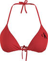 Calvin Klein TRIANGLE-RP Kadın Kırmızı Bikini Üstü