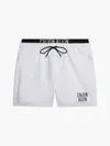 Calvin Klein MEDIUM DOUBLE WB-NOS Erkek Beyaz Deniz Şortu
