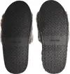Calvin Klein SLIPPER SANDAL FUR Kadın Gri Terlik