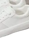 Calvin Klein VULC LACE UP - MONO, 0LB Beyaz Kadın Spor Ayakkabı