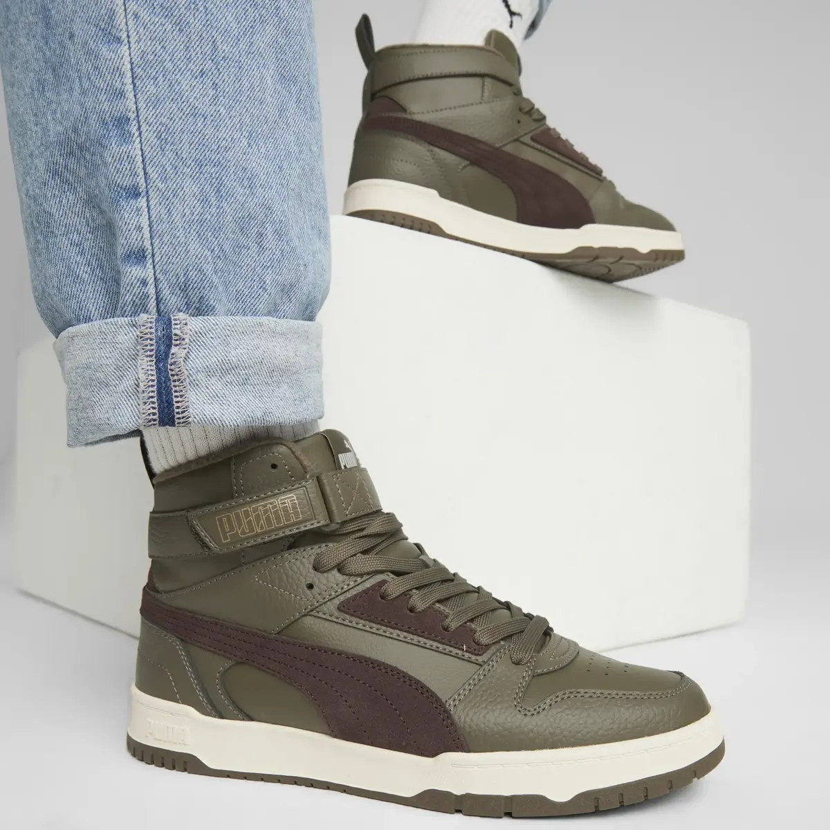 Puma RBD Game WTR Haki Unisex Spor Ayakkabı