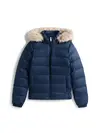 Tommy Hilfiger TJW BASIC HOODED DOW, C1G Lacivert Kadın Mont