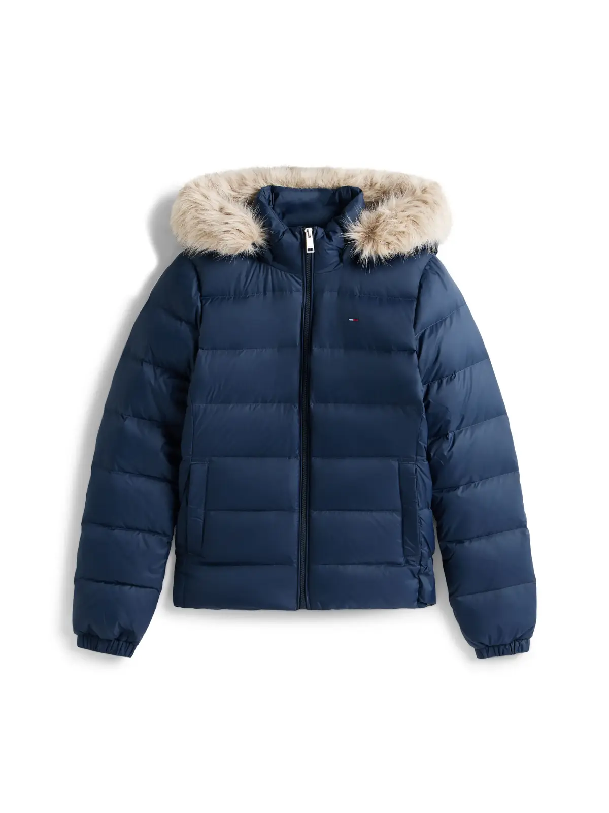 Tommy Hilfiger TJW BASIC HOODED DOW, C1G Lacivert Kadın Mont