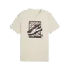 Puma GRAPHIC Tee Krem Erkek T-Shirt