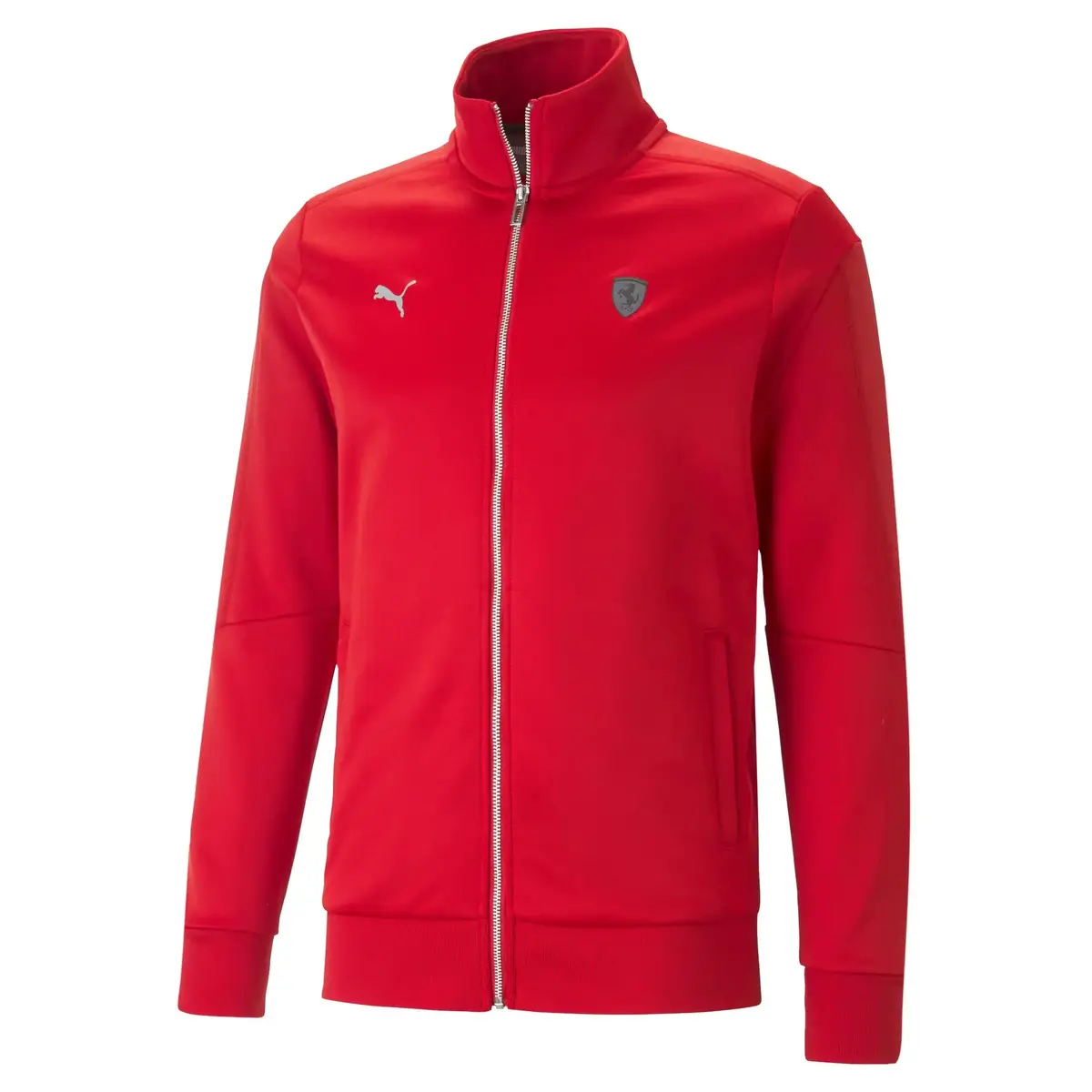 Puma Ferrari Style MT7 Jacket Rosso Kırmızı Erkek/Unisex Fermuarlı Sweatshirt