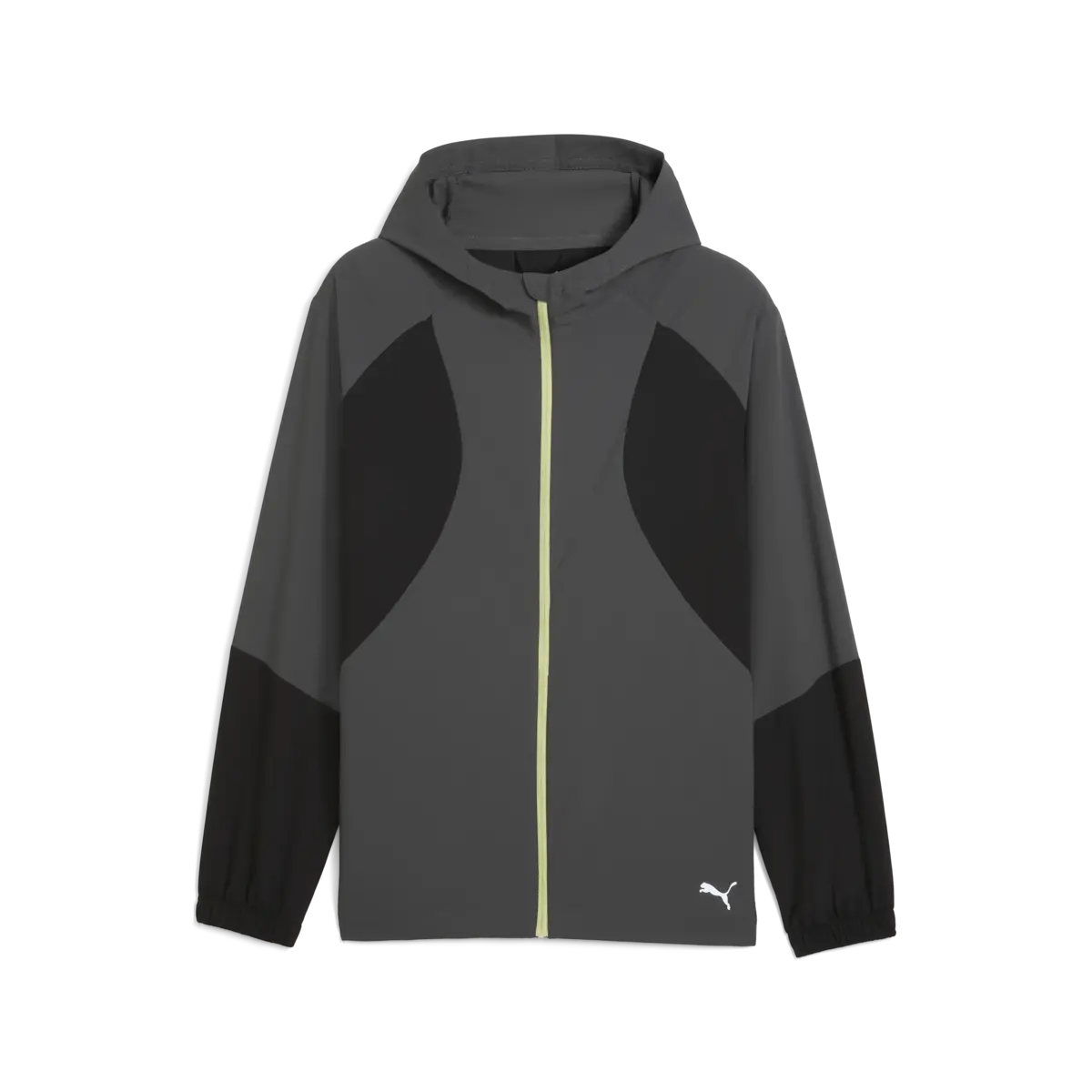 Puma RUN ULTRAWEAVE HOODED JACKET Gri Erkek Fermuarlı Üst