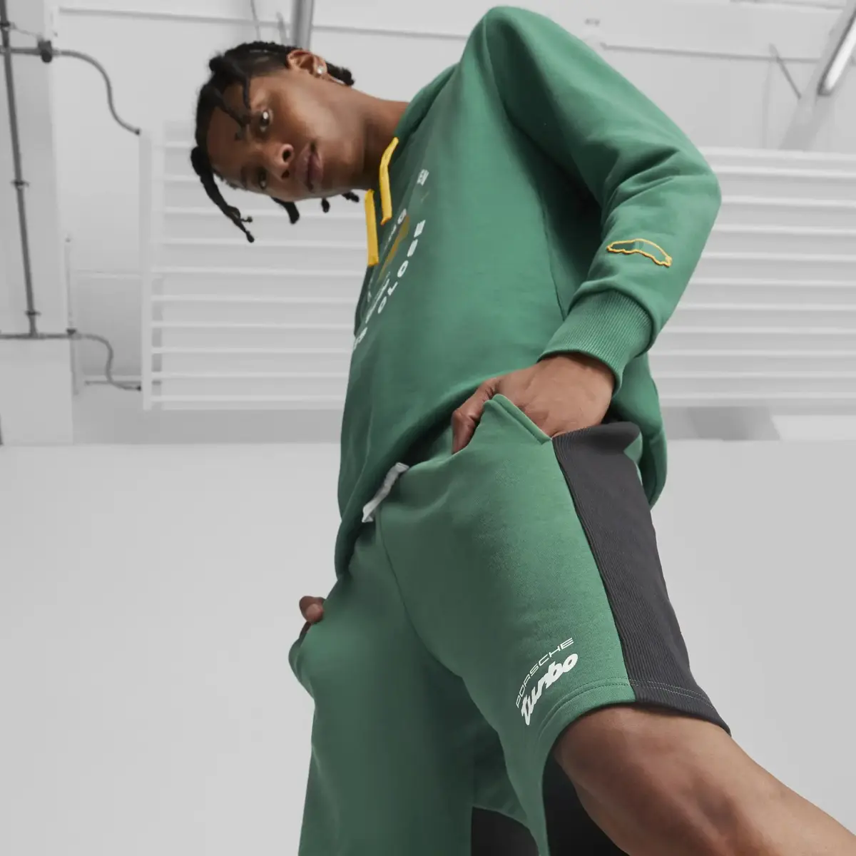 Puma PL Sweat Shorts Vine Vine Erkek/Unisex Günlük Şort