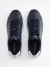 Tommy Hilfiger TH COURT LTH DETAIL, DW5 Siyah Erkek Spor Ayakkabı & Sneaker