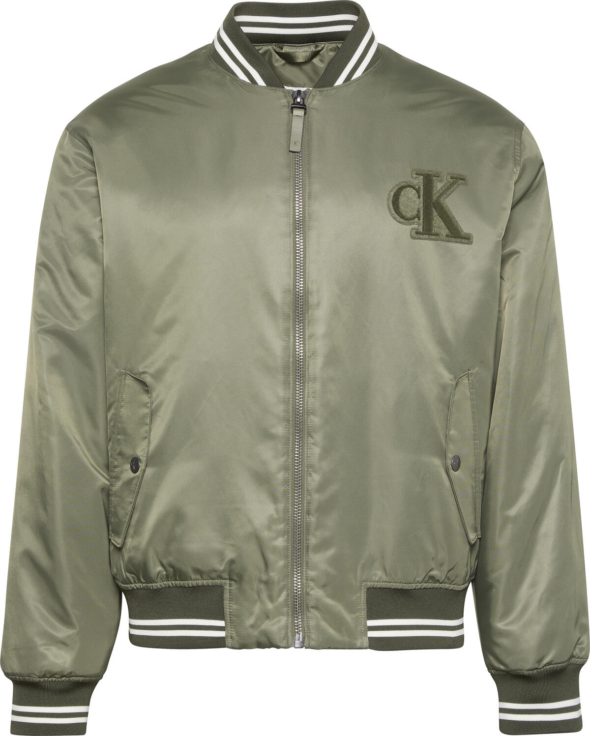 Calvin Klein LS JEANS TIPPED HERO BOMBER Bej Erkek Ceket Calvin Klein LS JEANS TIPPED HERO BOMBER Bej Erkek Ceket