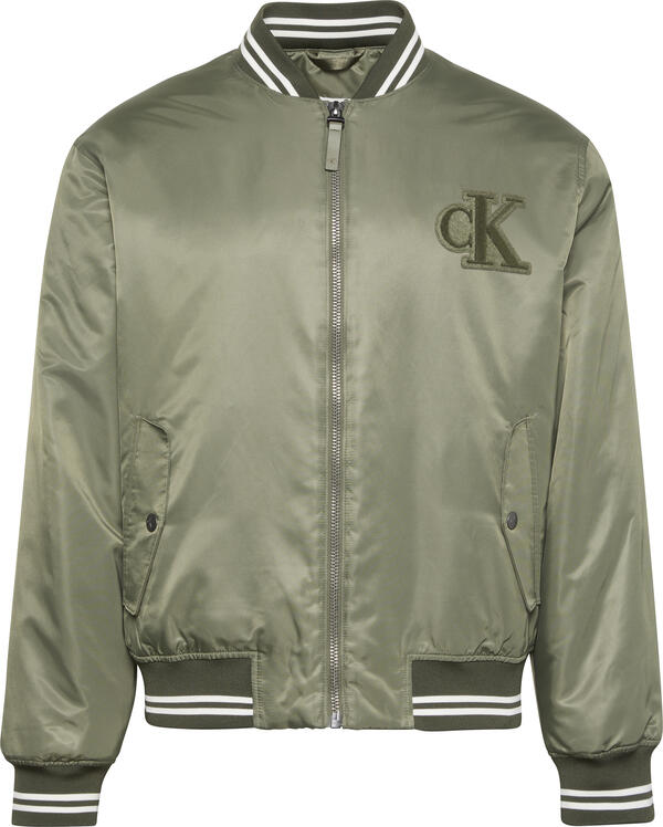 Calvin Klein LS JEANS TIPPED HERO BOMBER Bej Erkek Ceket