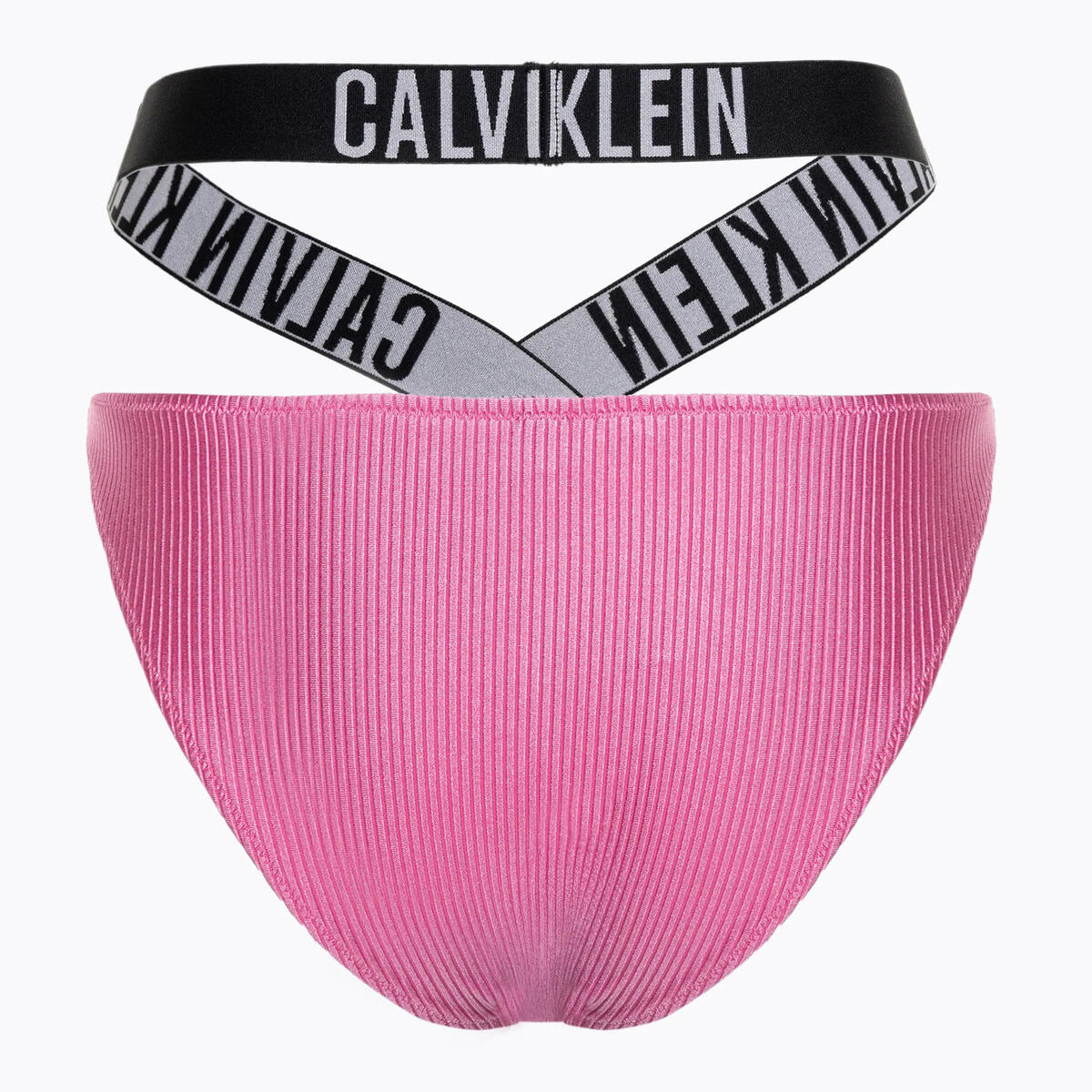 Calvin Klein HIGH LEG CHEEKY BIKI, TOZ Pembe Kadın Bikini Altı