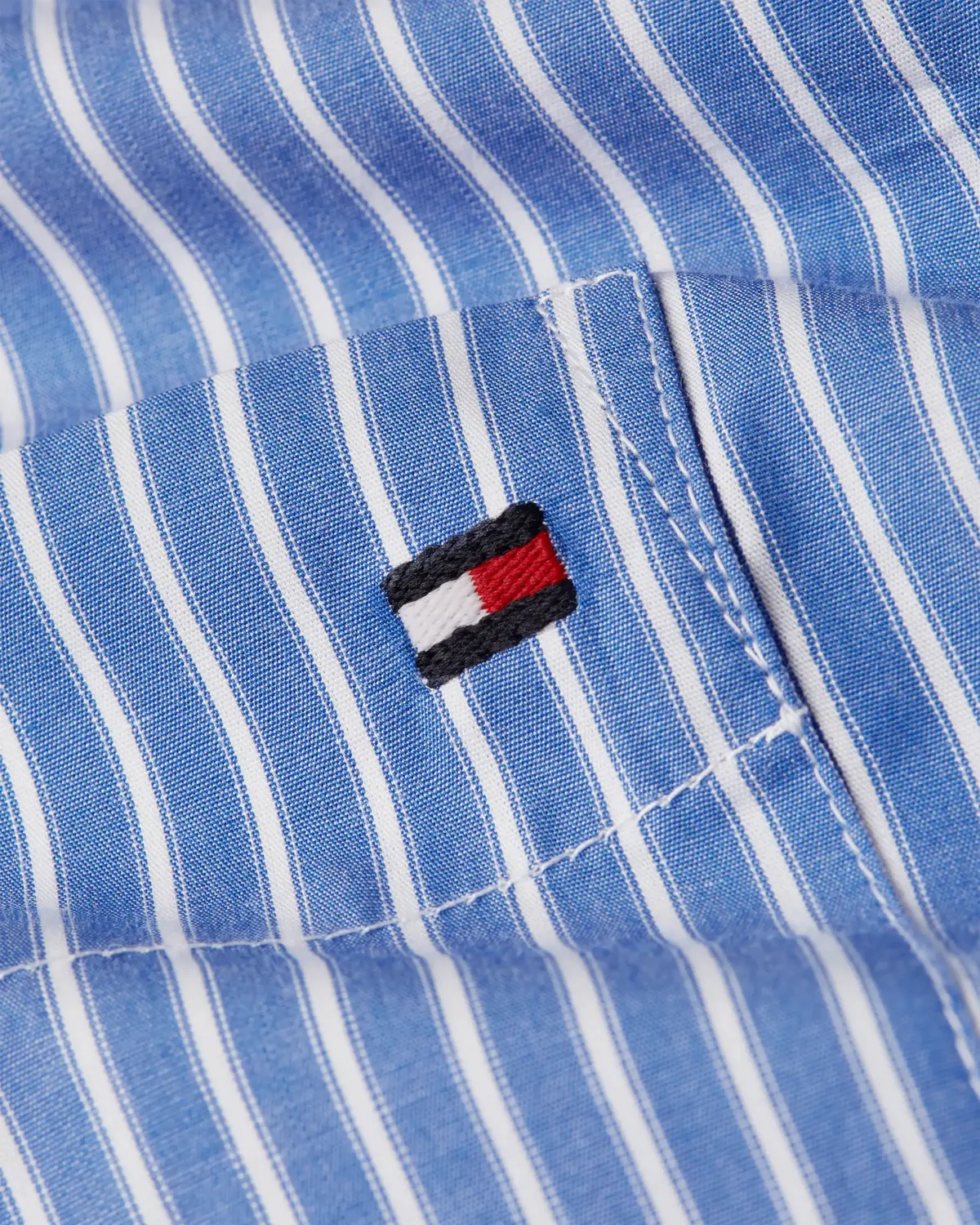 Tommy Hilfiger ESS POPLIN EASY FIT, 0X6 Mavi Kadın Gömlek