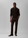 Calvin Klein SLIM SATEEN CHINO TR Siyah Erkek Pantolon