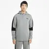 Puma EVOSTRIPE Core FZ Hoodie Gri Erkek Fermuarlı Ceket