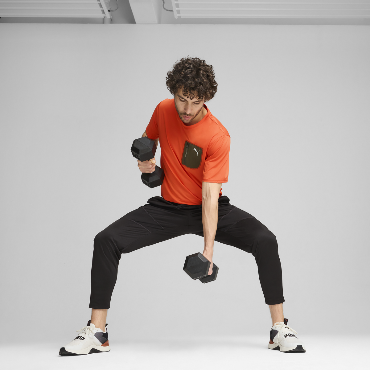 Puma Flex Panelled Tapered Jogger Siyah Erkek Eşofman Altı