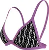 Calvin Klein TRIANGLE FIXED-RP Kadın Siyah Bikini Üstü