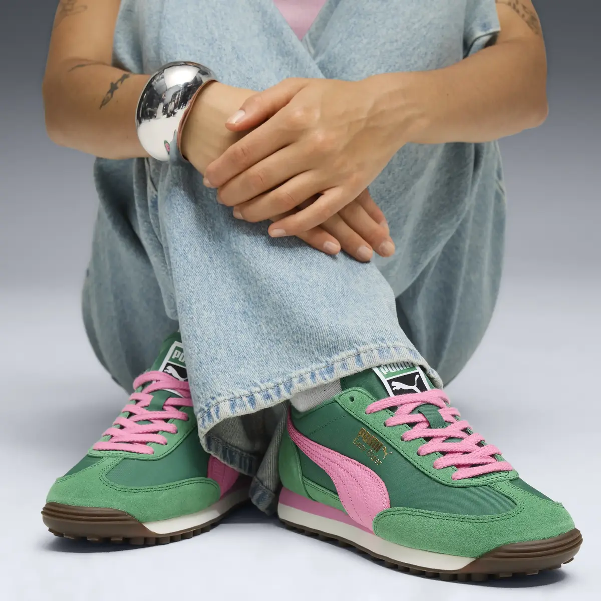 Puma Easy Rider Vintage Yeşil Erkek Spor Ayakkabı & Sneaker