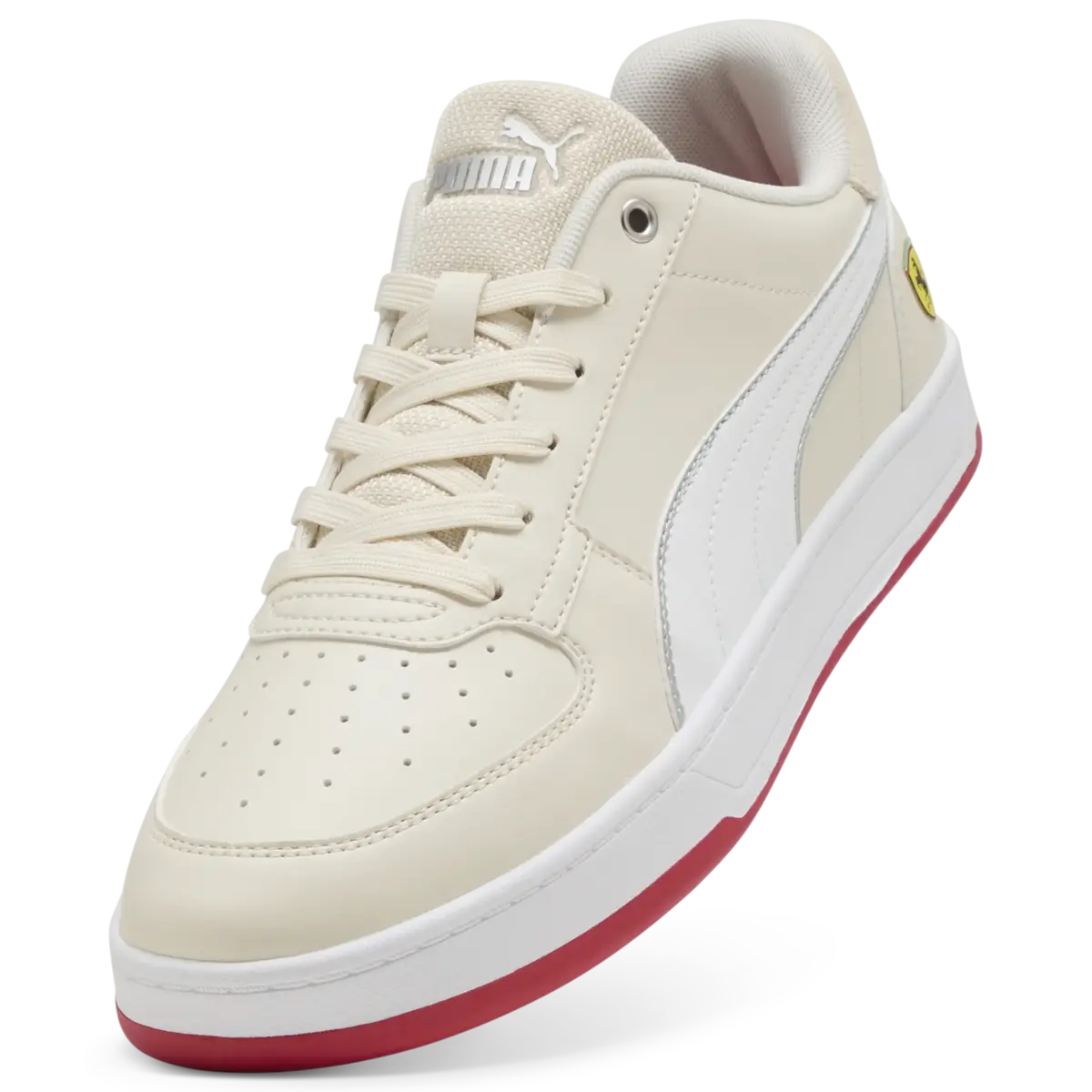 Puma Ferrari Caven 2.0 Krem Unisex Spor Ayakkabı