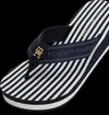 Tommy Hilfiger TH STRIPES WEDGE BEA, DW6 Siyah Kadın Terlik