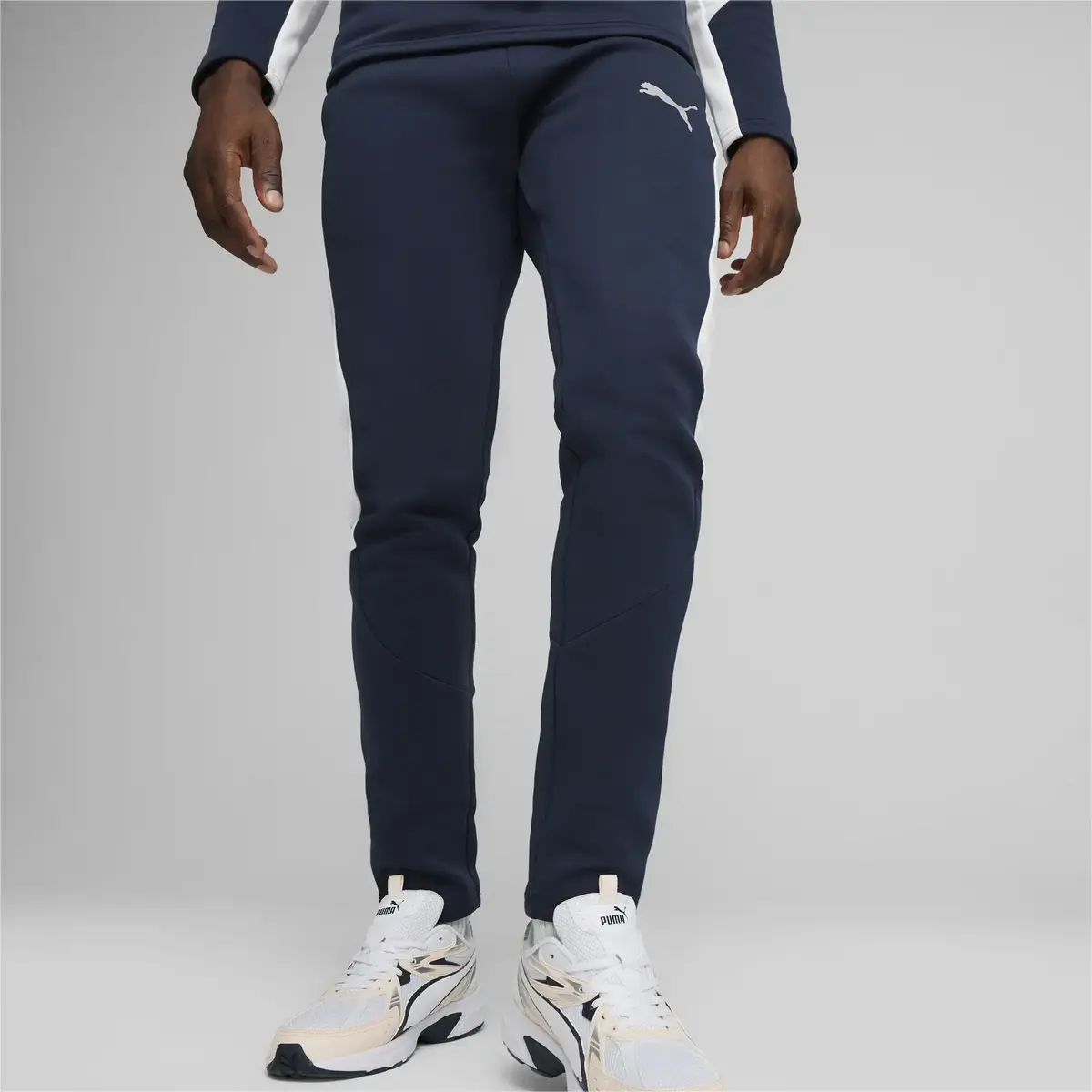Puma EVOSTRIPE Pants DK Lacivert Erkek Eşofman Altı