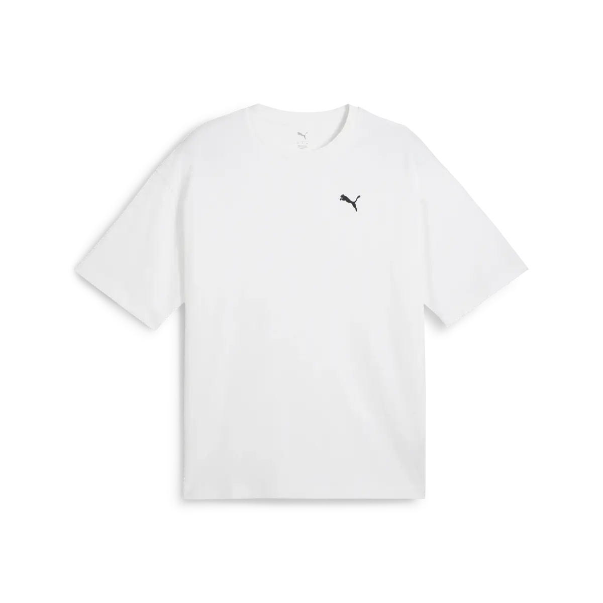 PUMA WARDROBE ESS Oversized Tee Beyaz Erkek T-Shirt