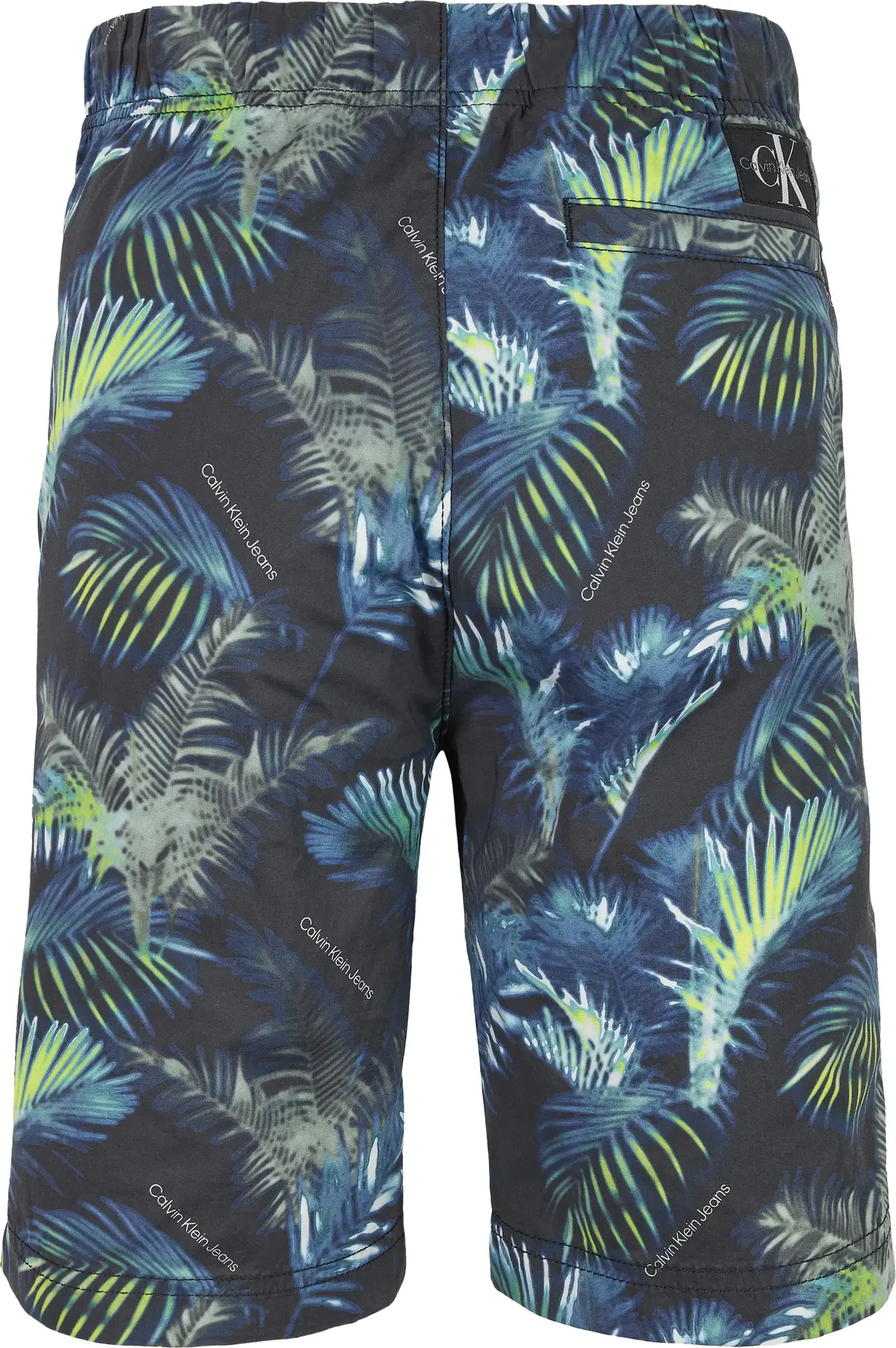 Calvin Klein AOP PALM SHORTS Erkek Yeşil Şort