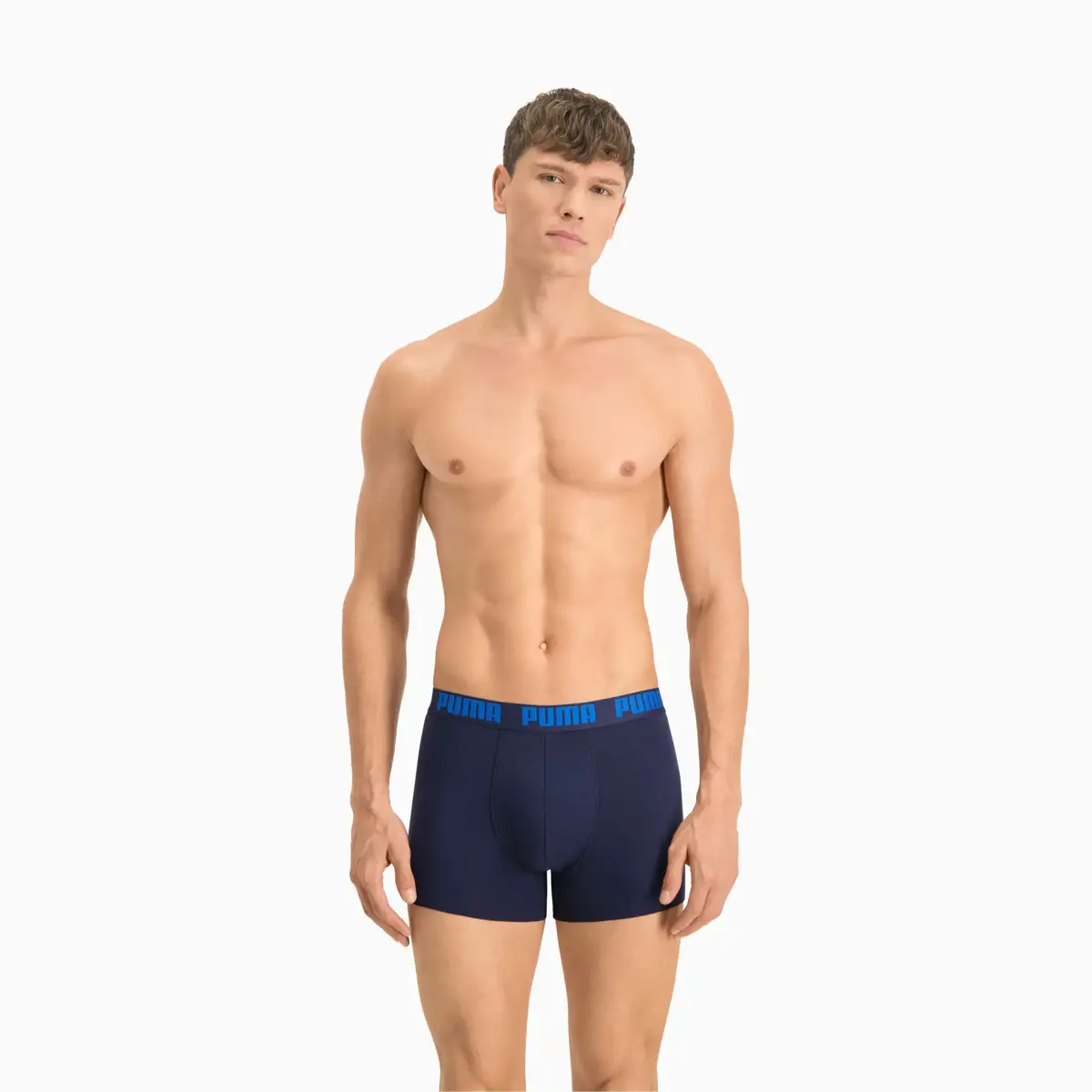 Puma PUMA HERITAGE STRIPE BOXER 2P blue Mavi Erkek 2'li Boxer