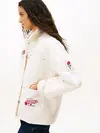 Tommy Hilfiger TJW GRAPHIC CHORE JA, YBH Beyaz Kadın Kot Ceket