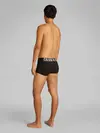 Calvin Klein LOW RISE TRUNK 3PK Siyah Erkek 3lü Boxer Set