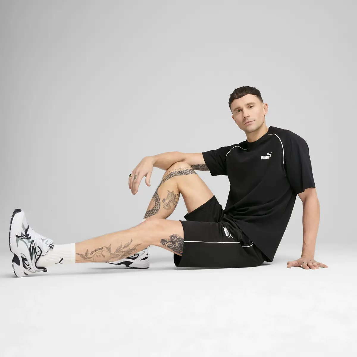 PUMA SPORT Tee Siyah Erkek T-Shirt