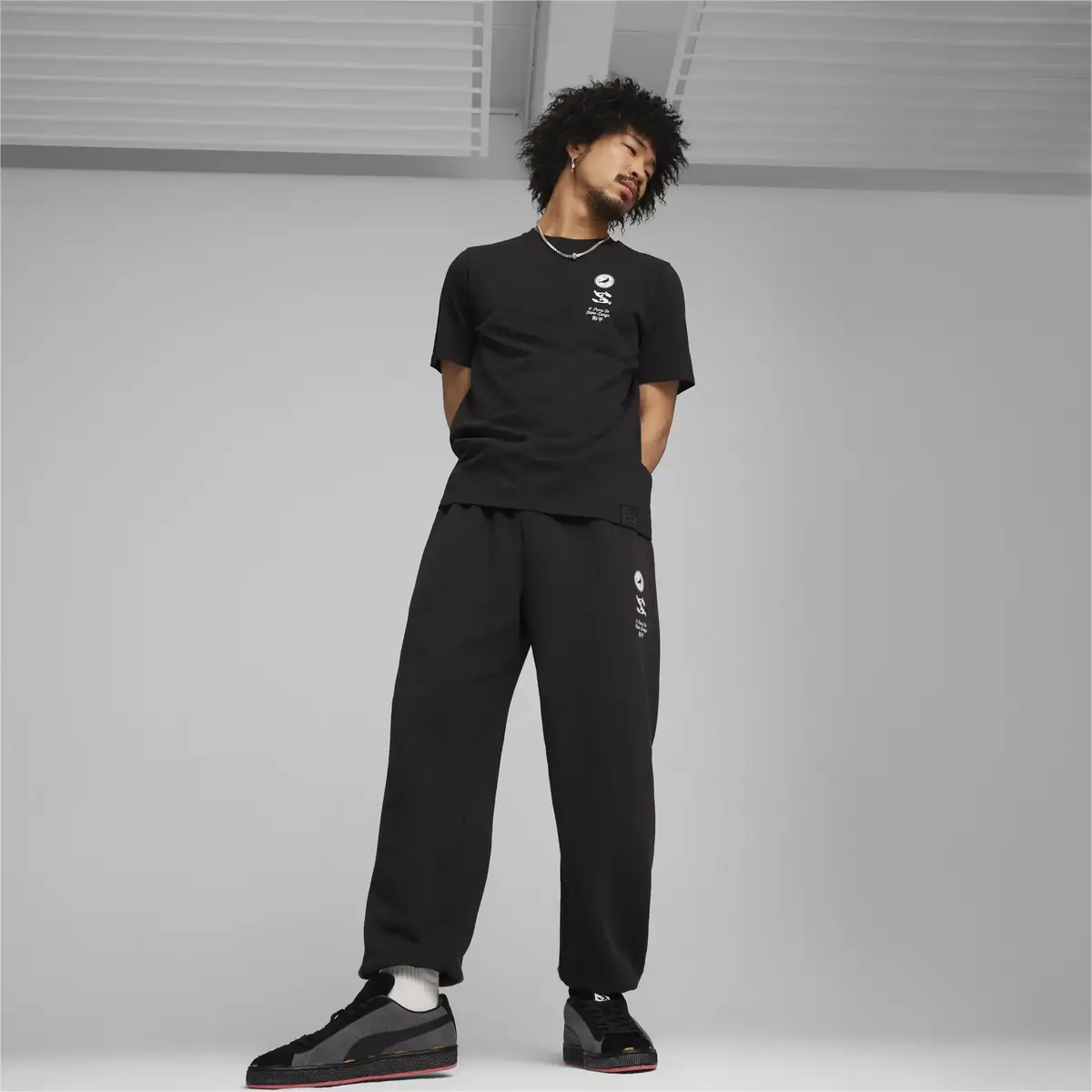 Puma PUMA X STAPLE Graphic Tee Siyah Erkek Tişört