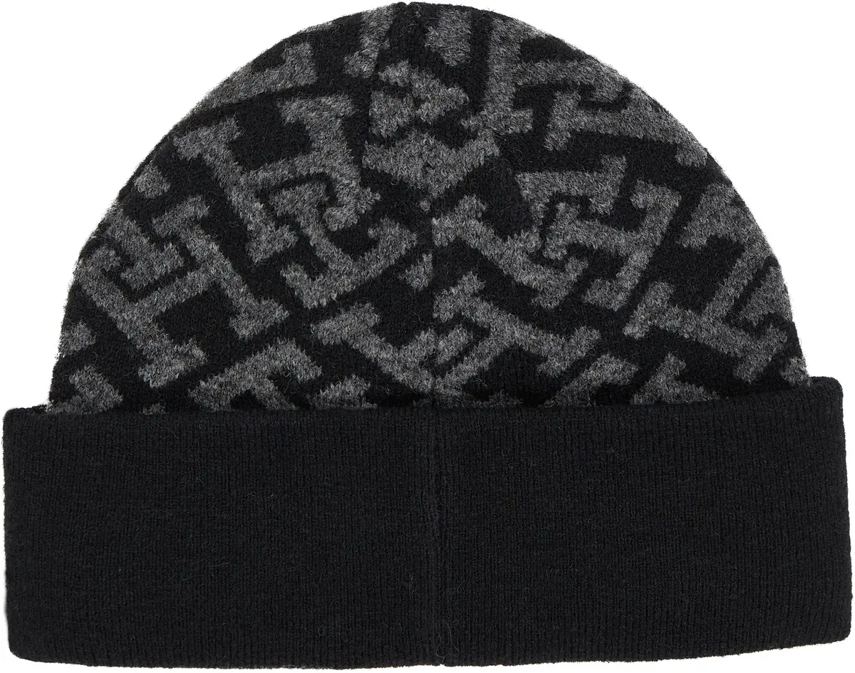 Tommy Hilfiger MONOGRAM ALL OVER BE Kadın Siyah Bere