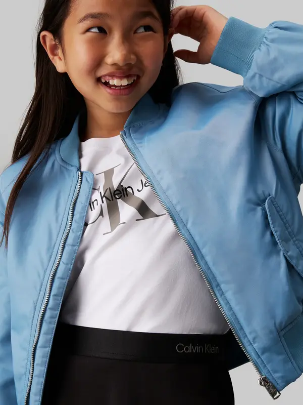 Calvin Klein LOGO TAPE FLARE PUNT Siyah Kız Çocuk Etek