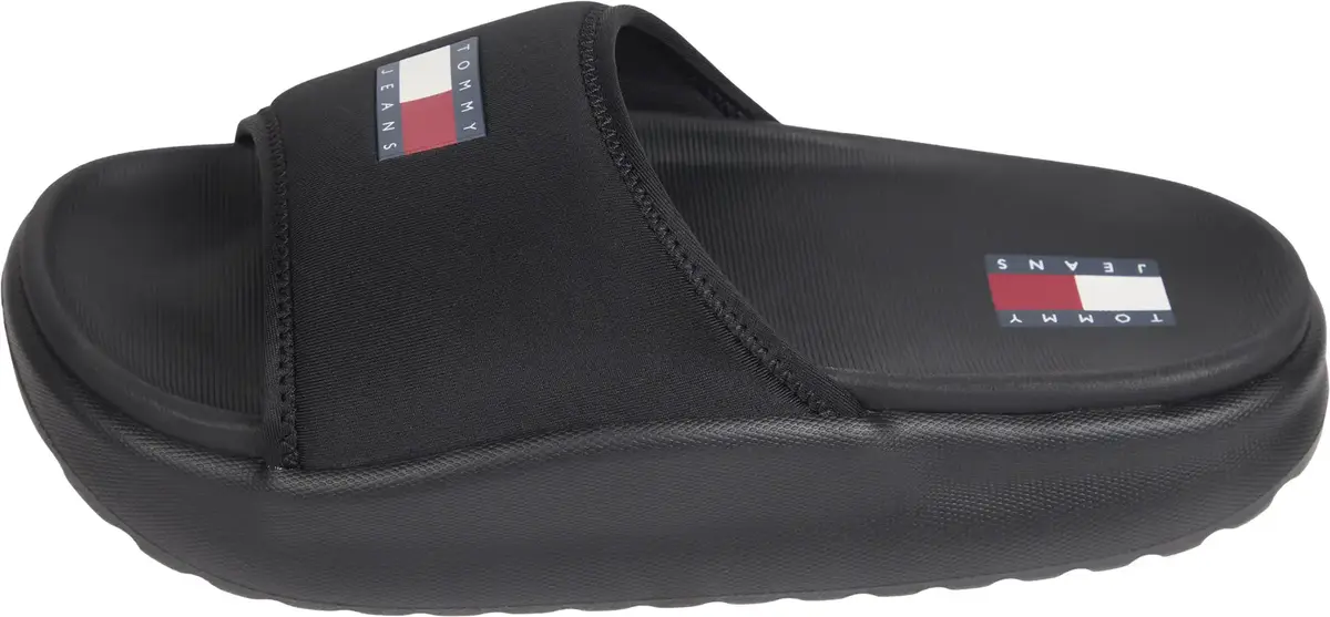 Tommy Hilfiger TJW COMFY POOL SLIDE, BDS Siyah Kadın Terlik