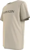 Calvin Klein INSTITUTIONAL T-SHIR Erkek Krem T-Shirt