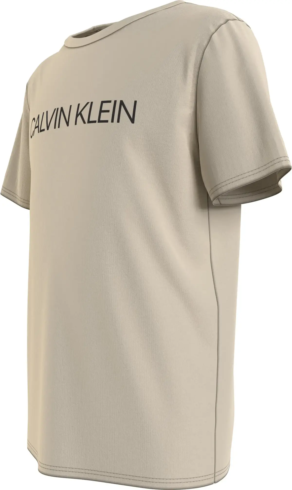 Calvin Klein INSTITUTIONAL T-SHIR Erkek Krem T-Shirt
