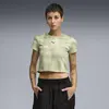 Puma DARE TO AOP Baby Tee Haki Kadın Crop