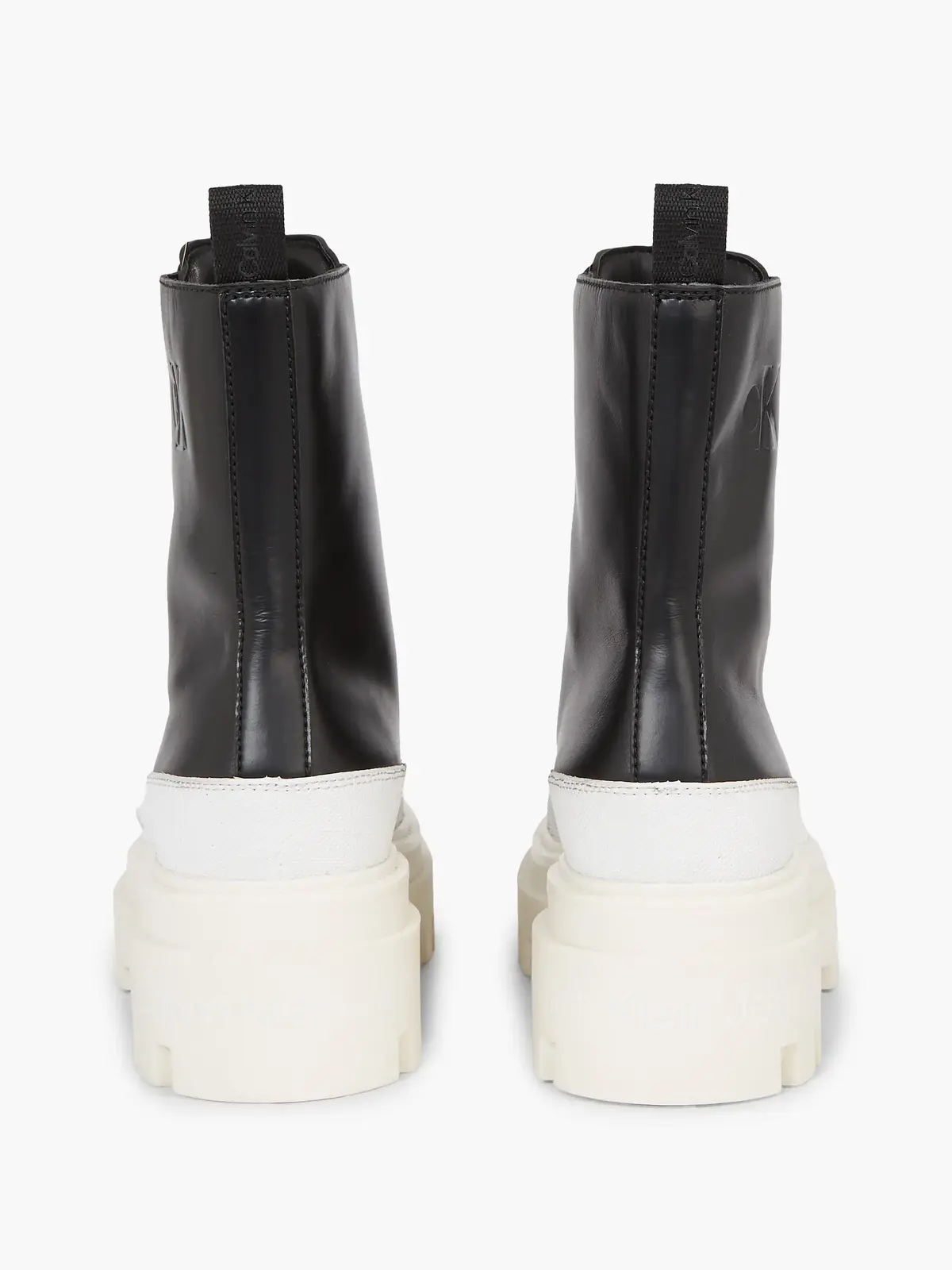 Calvin Klein FLATFORM LACE UP BOO Kadın Siyah Bot