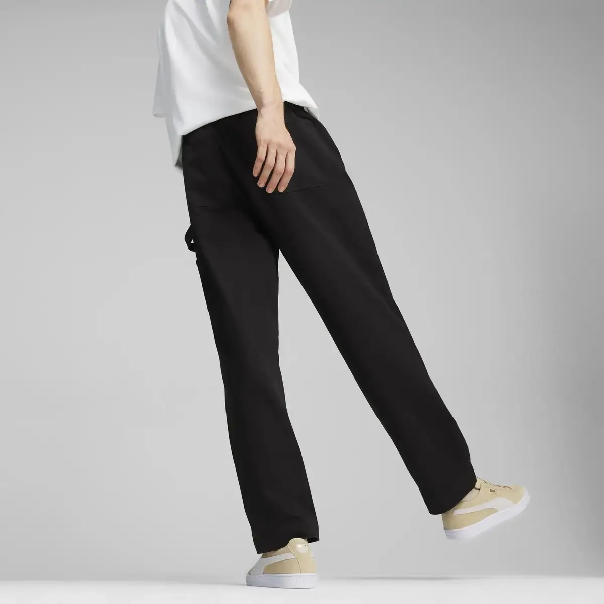 PUMA DOWNTOWN Double Knee Pants Siyah Erkek Eşofman Altı