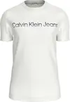 Calvin Klein MIXED INSTITUTIONAL, 0K4 Beyaz Erkek T-Shirt & Polo
