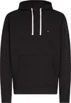 Tommy Hilfiger ESSENTIAL FLEECE HOO Erkek Siyah Hoodie
