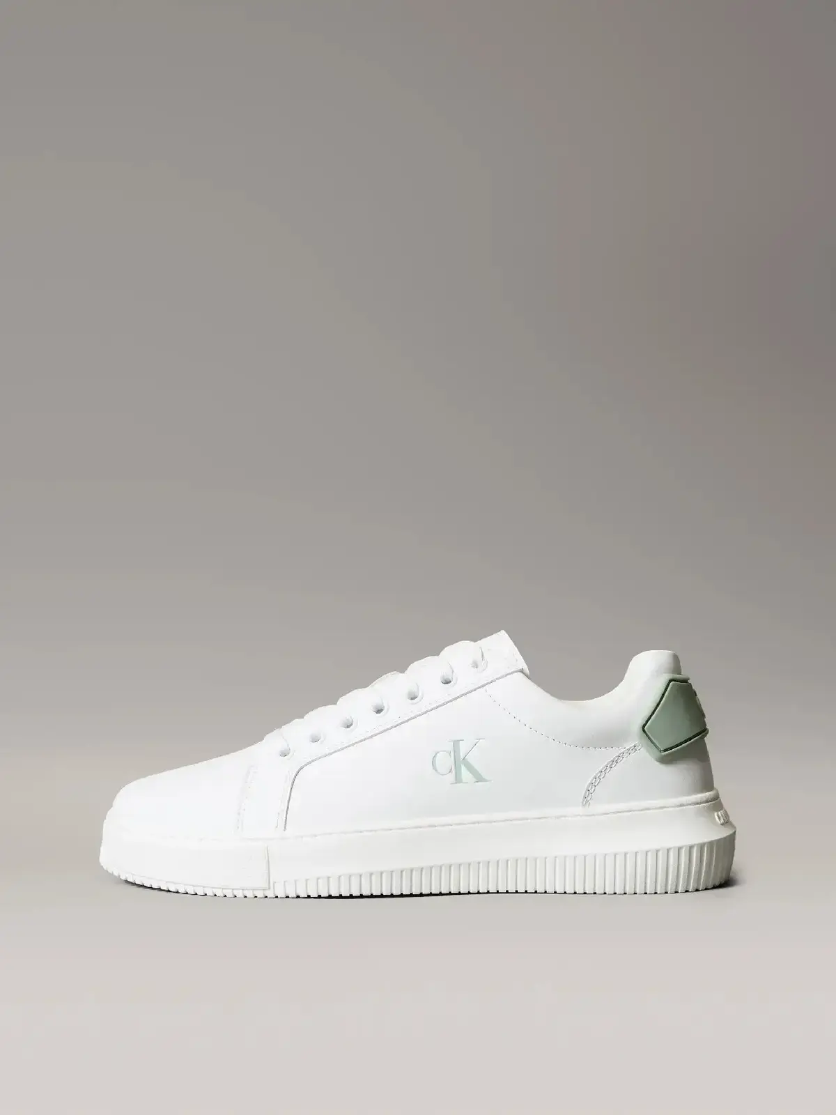 Calvin Klein CHUNKY CUPSOLE RU PATCH LTH Beyaz Erkek Günlük Spor Ayakkabı
