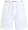 Calvin Klein SLEEP SHORT, 100 Beyaz Erkek Şort